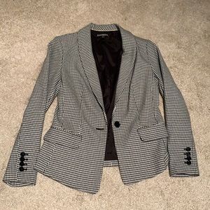 Express checkered blazer
